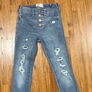 Abercrombie kids never worn slim fit high rise jean leggings